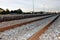 Railroad tracks, Leiria, Portugal