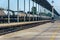 Railroad transportation of oil tank cars at public train station