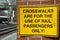 Railroad Warning Sign Rail Road