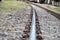 Railroad way perspective, travel conceptual