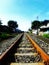 Railroads.  Location Singosari Malang Indonesia