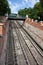 Rails of Budapest Castle Hill Funicular