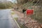 Railway bridge and closed rd at Merton Bank in St Helens