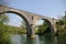 Railway Bridge Over Doubs River