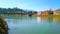 The railway bridge over the Salzach river, Salzburg, Austria