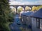 Railway bridge and street Ingleton, North Yorkshire