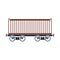 Railway Cargo Container Icon
