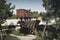 A railway death wagon in which prisoners were transported to concentration camps in Germany during world war II. toned