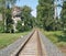 Railway line near the National Nature Reserve Adrspach-Teplice R