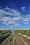 Railway line and tracks, Berlin, Germany