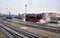 Railway station with coal to load the historic steam locomotive of the Harz Narrow Gauge Railway