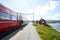 Railway station in Finse, Norway