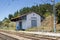 Railway station ghost in Mouriscas, Ribatejo, SantarÃ©m, Portugal