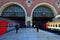 Railway station, Russia, Moscow, Kazan station an ordinary day