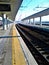 Railway station in Turin city, Italy. Street, way and transportation