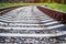 railway track going off into the distance