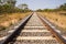 Railway Track Outback Australia