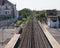 railway tracks in Bexhill on Sea