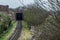 Railway tracks in chiswick, London