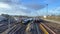 Railway Tracks hat Clapham Junction Railway Station- LONDON, UK - DECEMBER 20, 2022