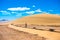 Railway tracks after sand storm, Namibia