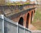 Railway viaduct bridge arches