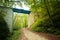 Railway viaduct in forest