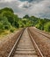 Railways lines disappearing into the future