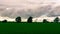 Rain Clouds Above Fields in Somerset England