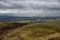 Rain clouds over Stirling from Dumyat hill