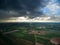 rain clouds before raining aerial photography nature rainy season lanscape