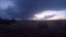 Rain clouds at Sunset Timelapse