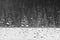 Rain drops close up on window glass outdoors. Texture of water in heavy rain. Gloomy autumn morning. Macro. Monochrome natural b