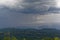 Rain front in the Istrian mountains