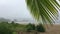 Rain at Hanalei Beach on Kauai Island, Hawaii.