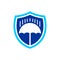 Rain Protection Shield Symbol Design