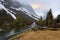 Rain in Reinheimen national Park, Norway