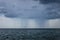 Rain and storm in the Black Sea