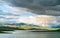 Rainbow above Cat Dam Lake in Turkey