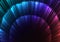 Rainbow abstract circle layer bloom bar background