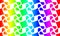 Rainbow Abstract Windmill Seamless Pattern