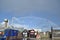 A rainbow across the sky in Kent England.