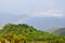 Rainbow against a mountain background at Aberdare Ranges, Kenya