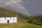 rainbow in an autumn afternoon