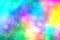 Rainbow background. Abstract fresh delicate pastel vivid colorful fantasy rainbow background texture with defocused bokeh lights.
