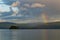 Rainbow in beatiful Haida Gwaii in British Columbia, Canada
