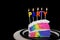 Rainbow birthday cake