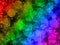 Rainbow bokeh background.