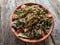 Rainbow Bowl: Kale salad