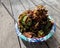 Rainbow Bowl: Kale salad